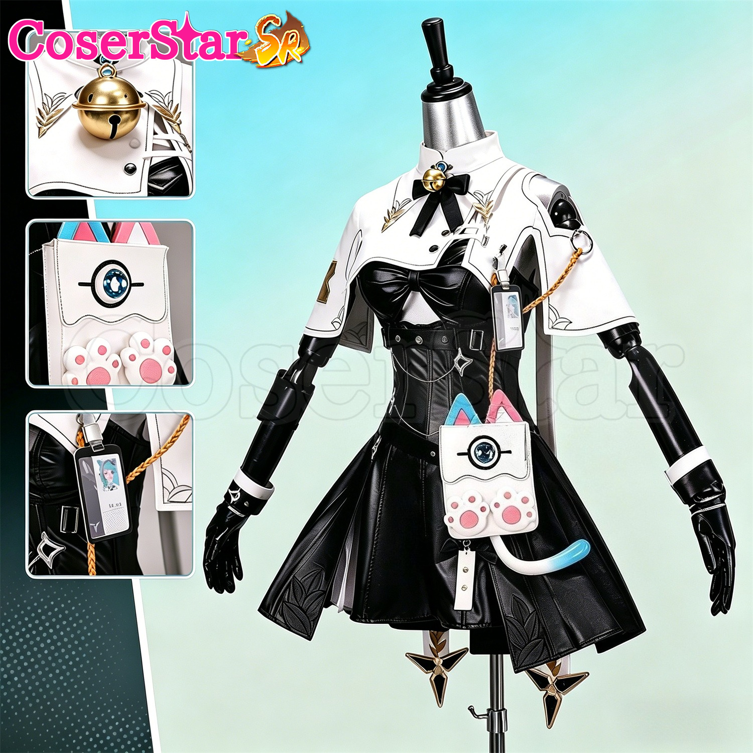 Anime Cosplay Wig - CoserStar-SR Neverness to Everness NTE Mint