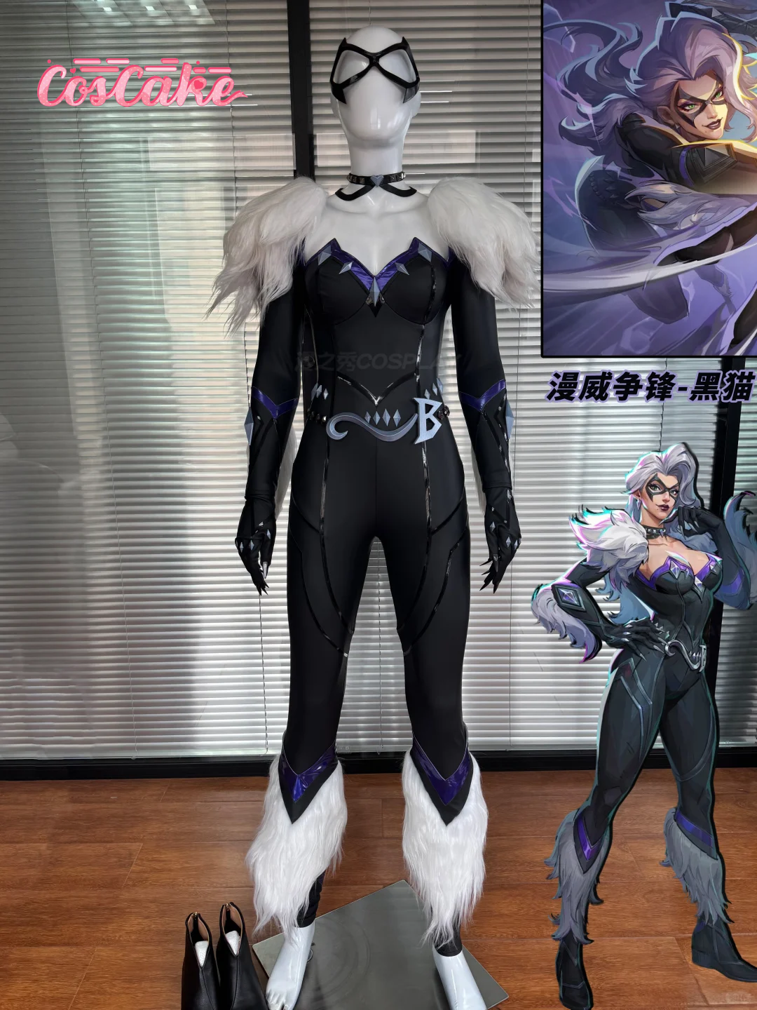 Anime Cosplay Swimsuit - black cat cosplay Costume Game Cosplay