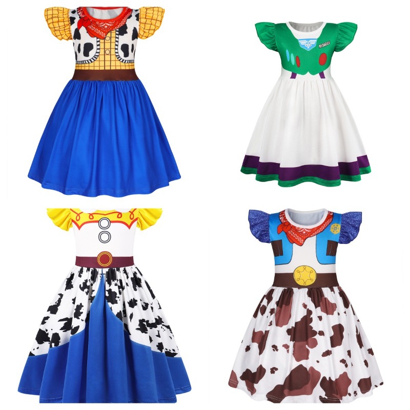 Anime Cosplay Simple - Kids Toy Story Jessie Cowgirl Costume