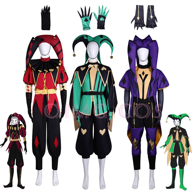 Anime Cosplay For Halloween - TheFreakCircus Pierrot Cosplay Costume Harlequin Adult