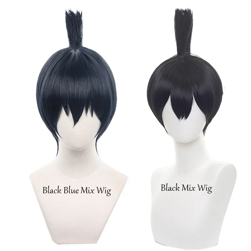 Anime Cosplay Blue Hair - Anime Chainsaw Man Hayakawa Aki Cosplay