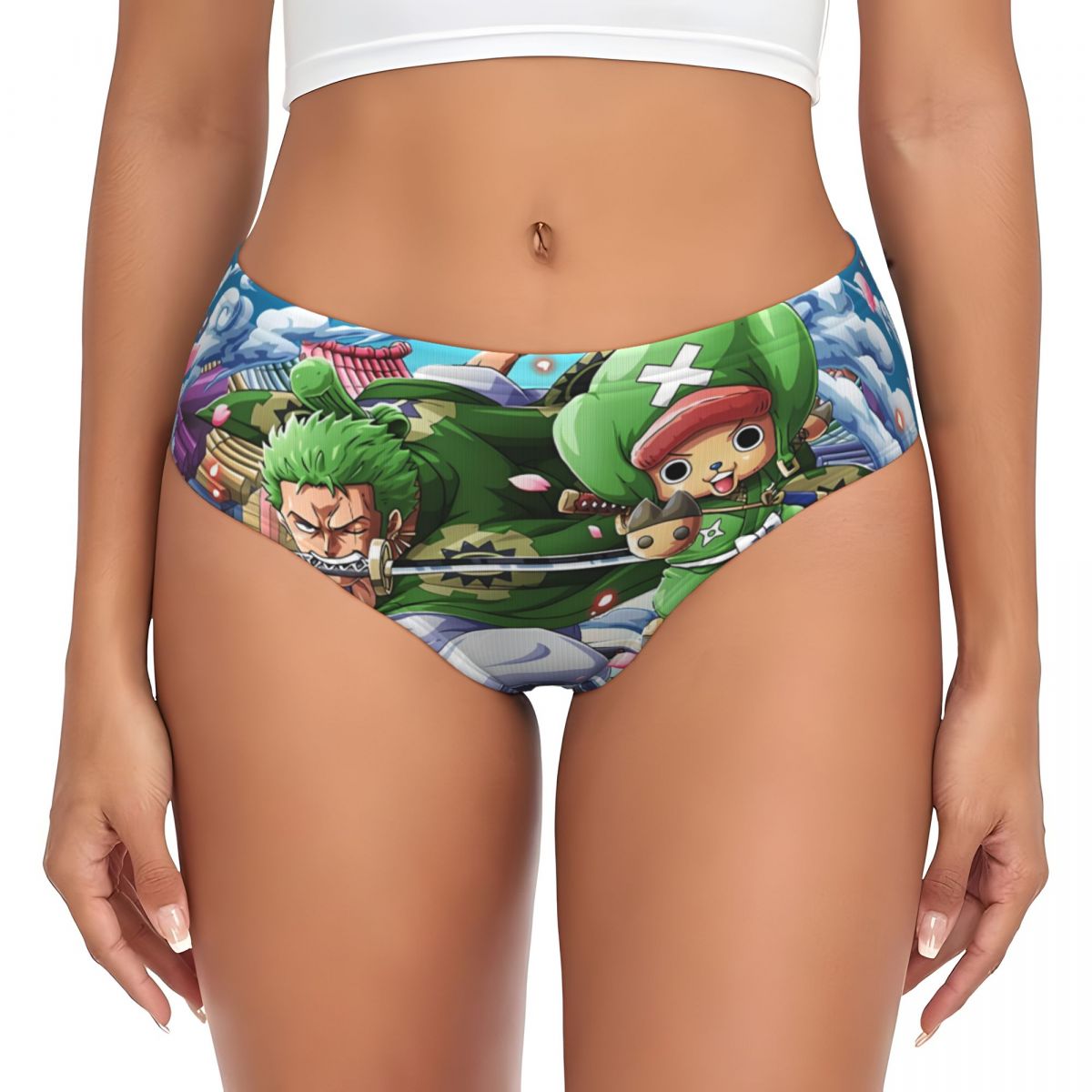 Custom Women's One P-Pieces Zo – Anime Zoro Cosplay Female recenzja i cena