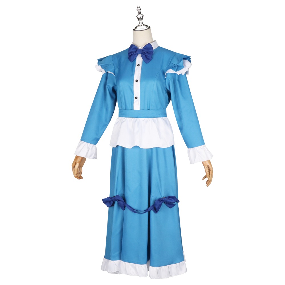 Poppy Red Hair Cosplay Costume – Anime Cosplay Blue Hair recenzja i cena