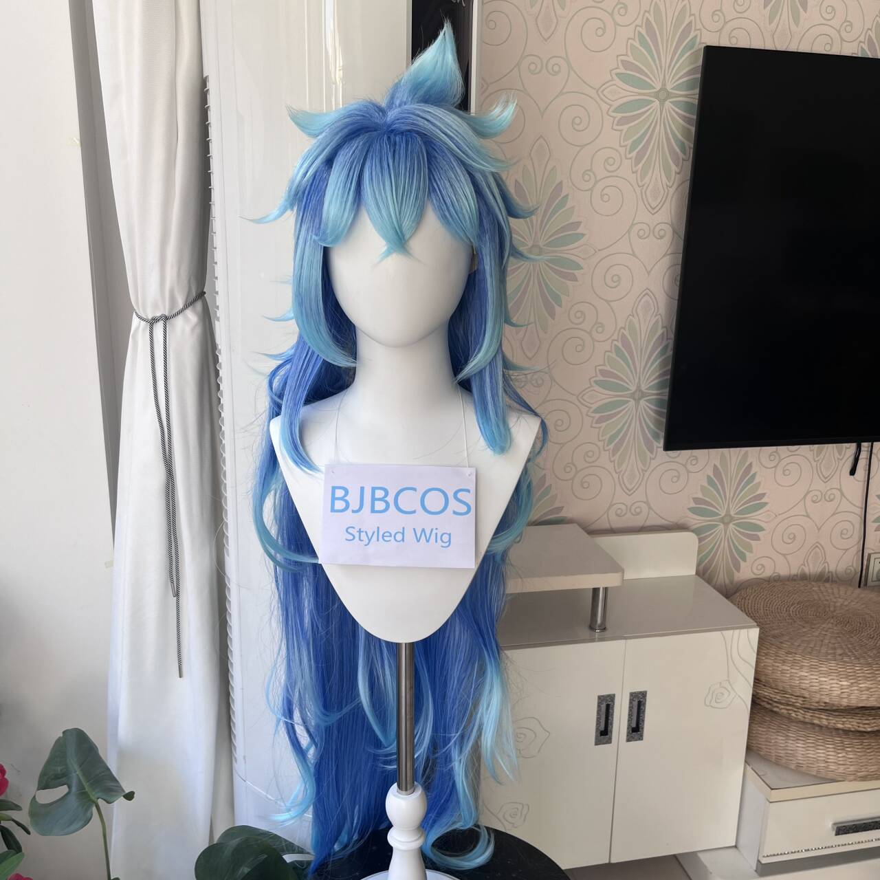 [Styled Wig]Anime Game Twisted – Anime Cosplay Blue Hair recenzja i cena