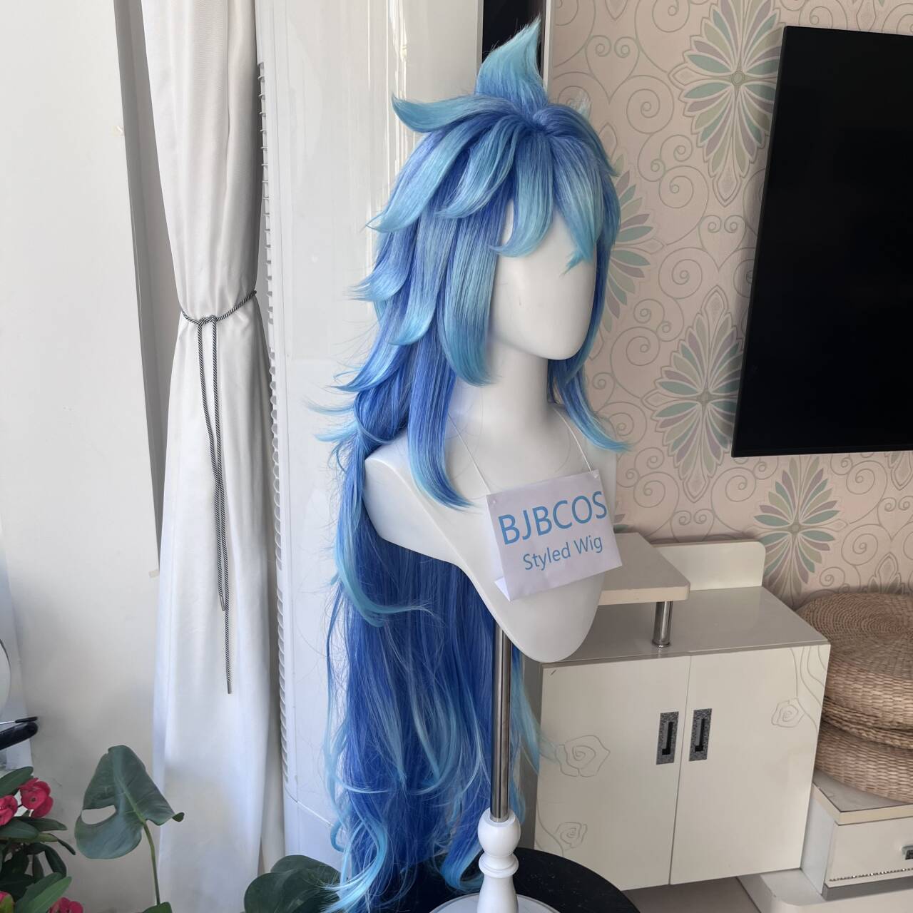 [Styled Wig]Anime Game Twisted – Anime Cosplay Blue Hair recenzja i cena