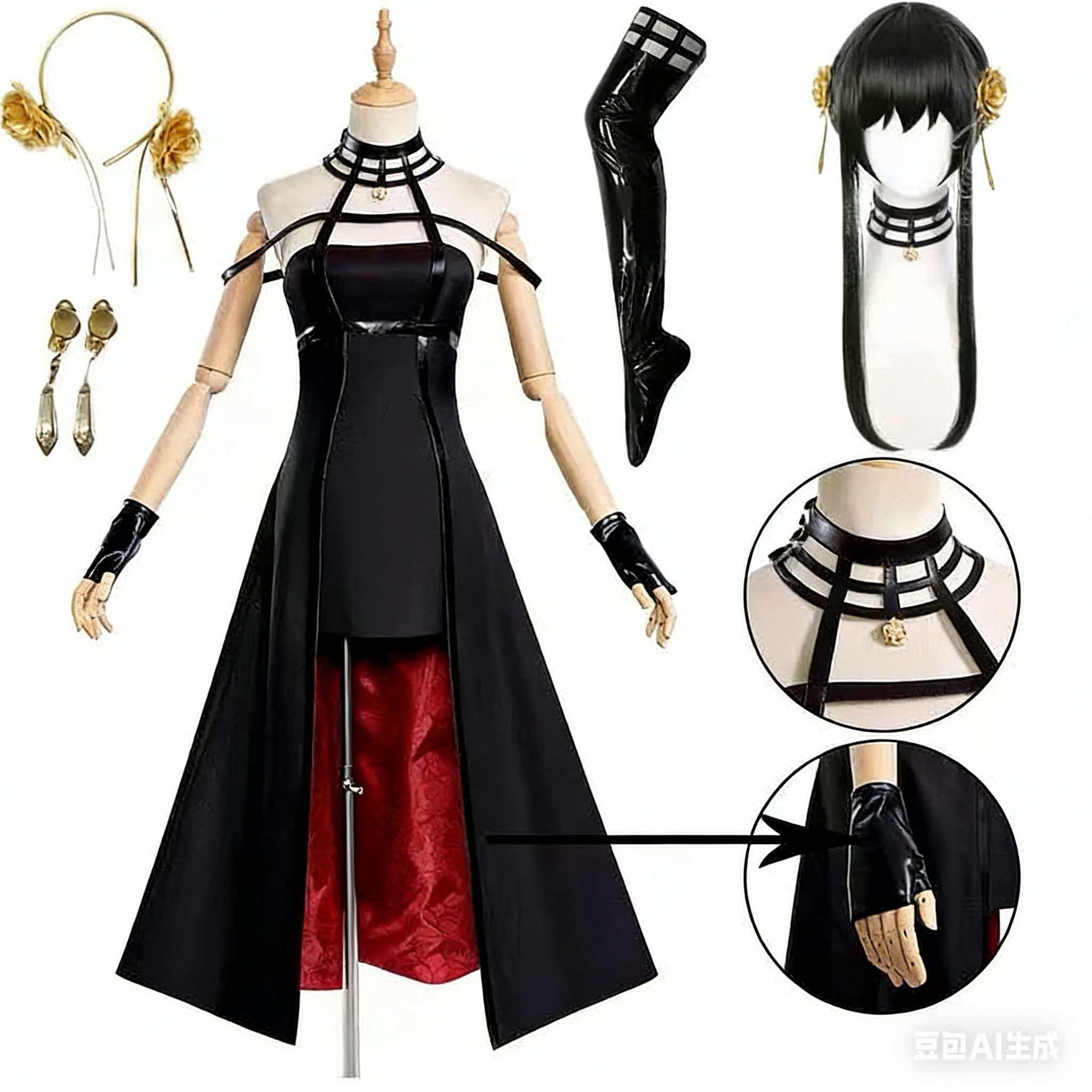 Yor Forger Cosplay costume Hea – Anime Cosplay Yor recenzja i cena