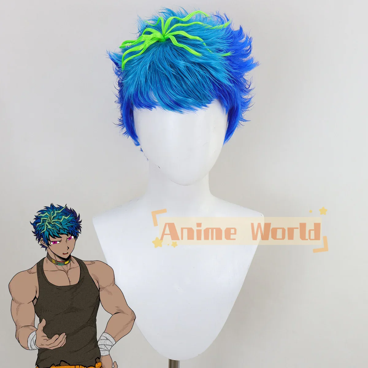Your Turn To Die Naomichi Kuru – Anime Cosplay Blue Hair recenzja i cena