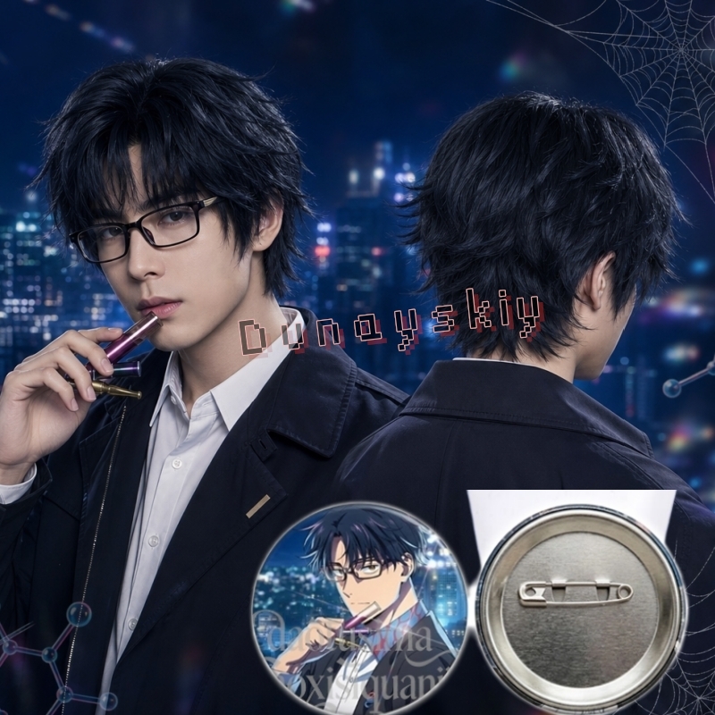 Anime MARRIAGETOXIN Cosplay Wi – Anime Cosplay Blue Hair recenzja i cena