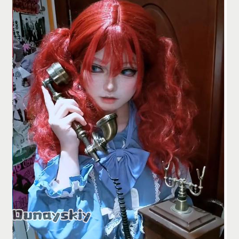 Hemera*/Poppy Game Cosplay Cos – Anime Cosplay Blue Hair recenzja i cena