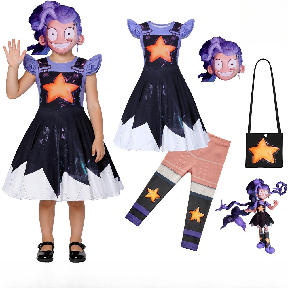Lily Lovebraids Game Suit Unif – Anime Cosplay For Halloween recenzja i cena