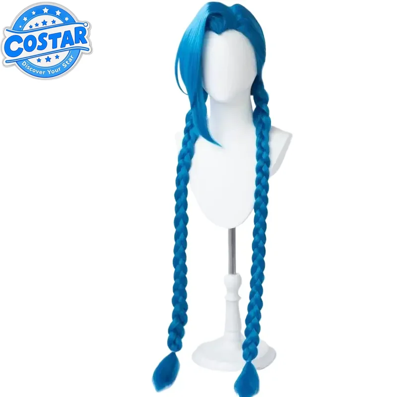 Game Arcane Jinx Cosplay Wig V – Anime Cosplay Blue Hair recenzja i cena