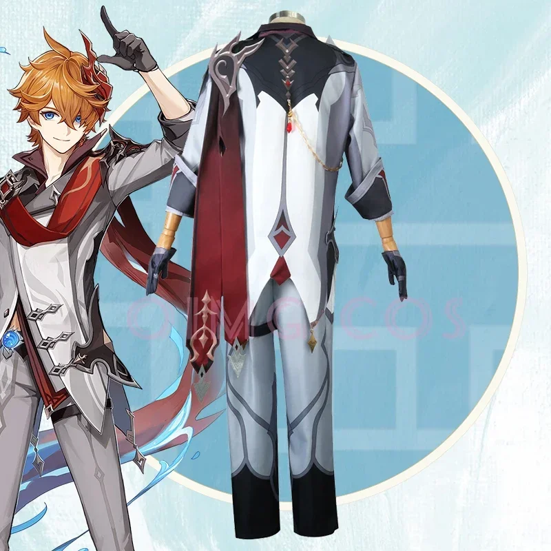 Genshin Impact Tartaglia Cospl – Anime Cosplay For Halloween recenzja i cena