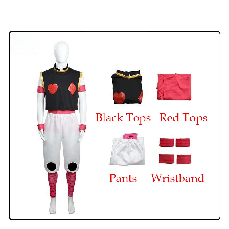 Anime X HUNTER Hisoka Costume  – Hunter X Hunter Uniform recenzja i cena