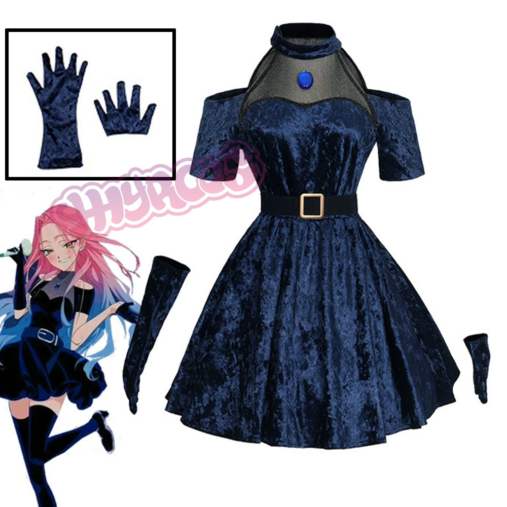 Mizi Cosplay Anime Alien Stage – Anime Cosplay Blue Hair recenzja i cena