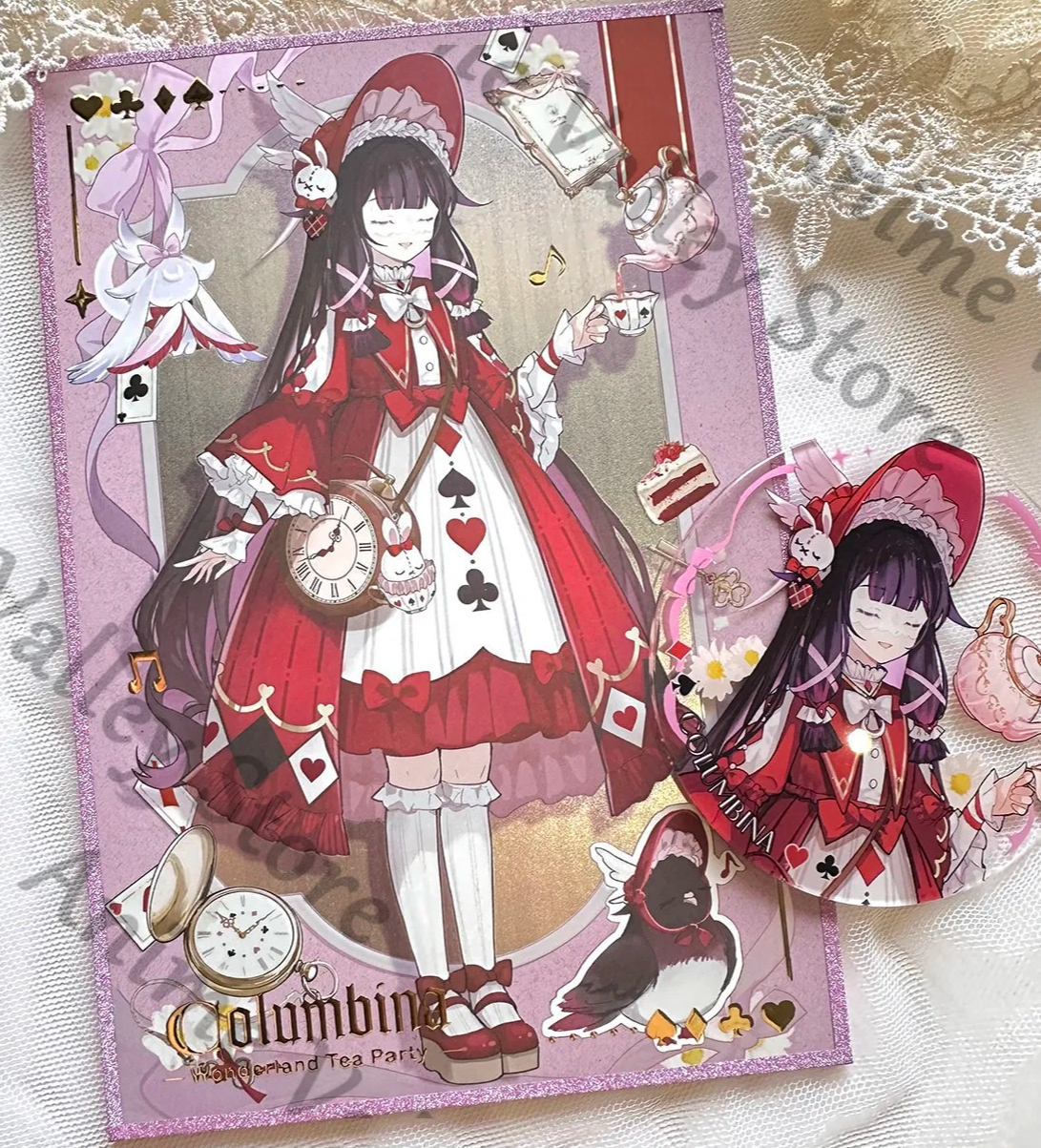 Anime Columbina Sandrone Gensh – Anime Cosplay Coloring Pages recenzja i cena