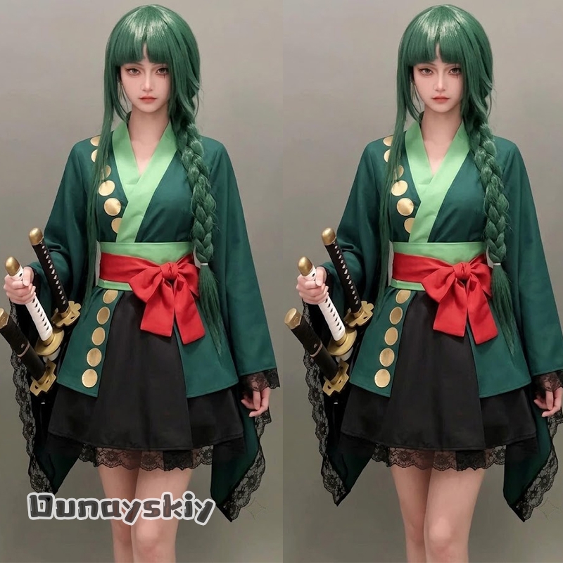Anime Roronoa Zoro Cosplay Cos – Anime Zoro Cosplay Female recenzja i cena