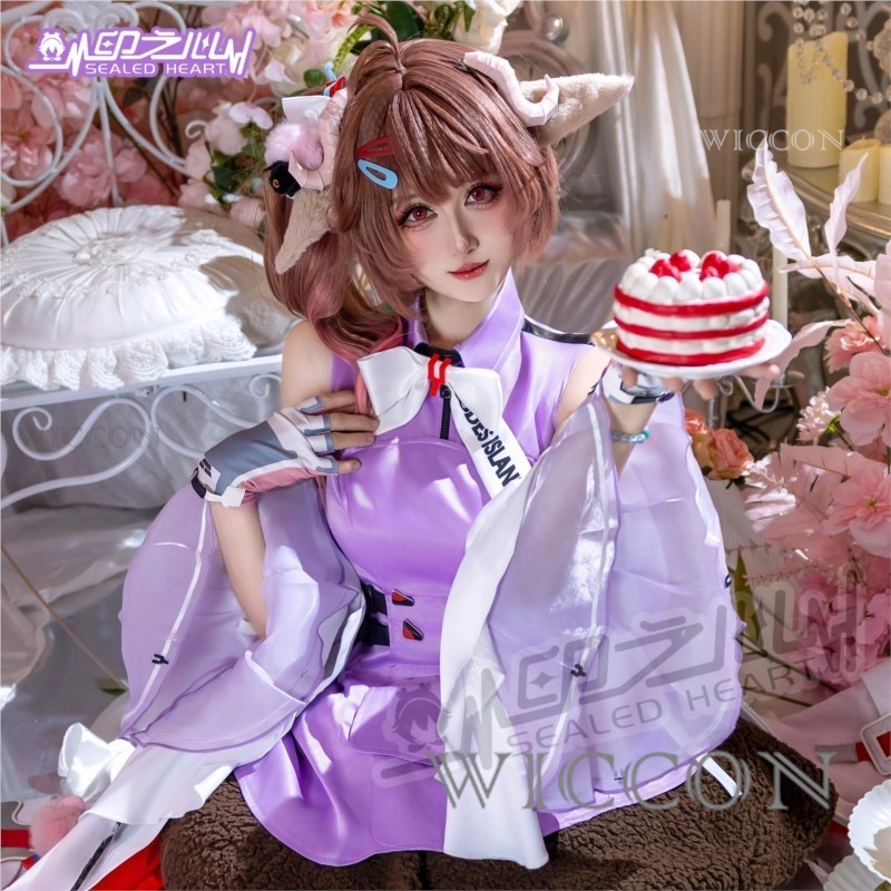 Halloween Adults Arknights End – Anime Cosplay Blue Hair recenzja i cena