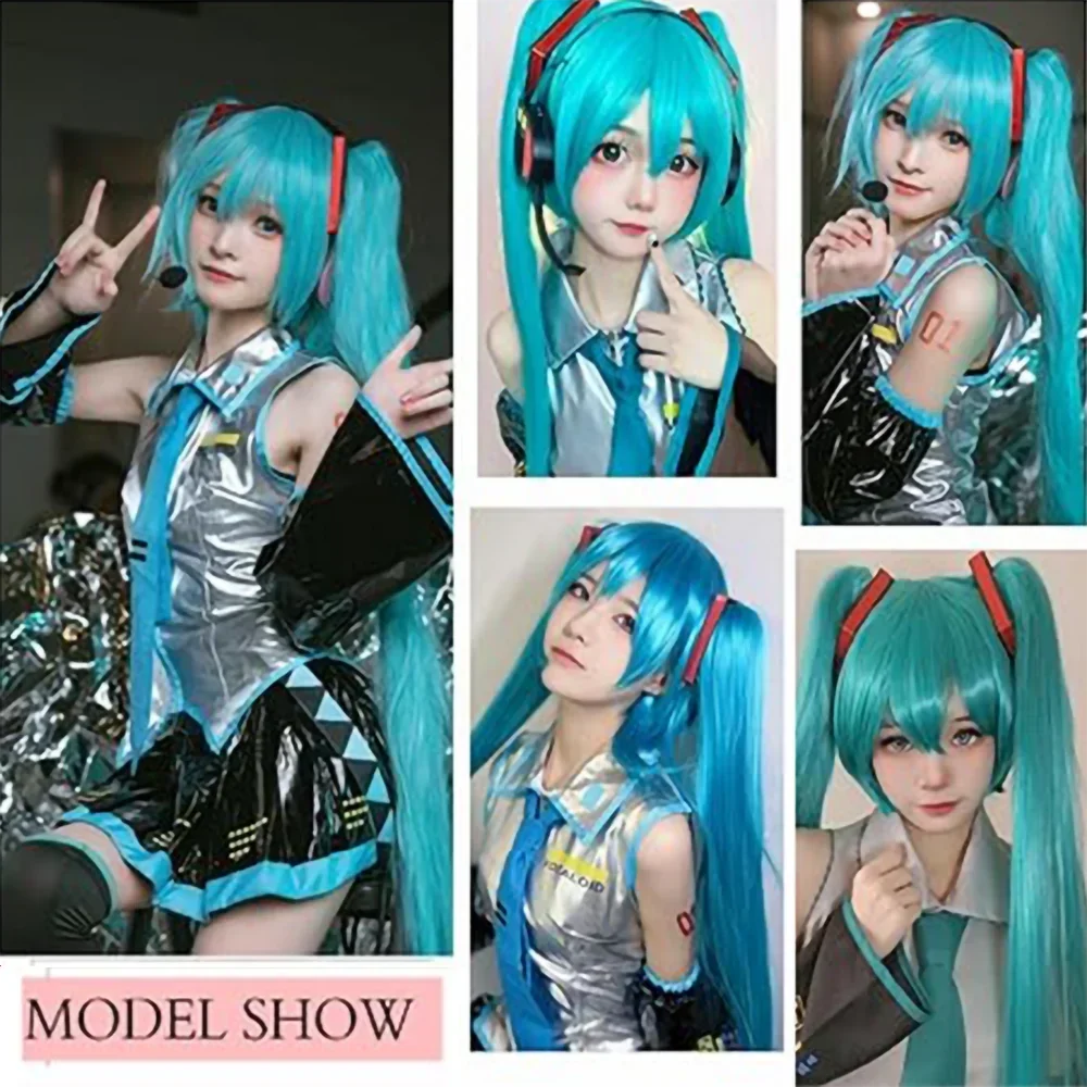 2026 Miku Cosplay Wig 105cm Lo – Anime Cosplay Blue Hair recenzja i cena