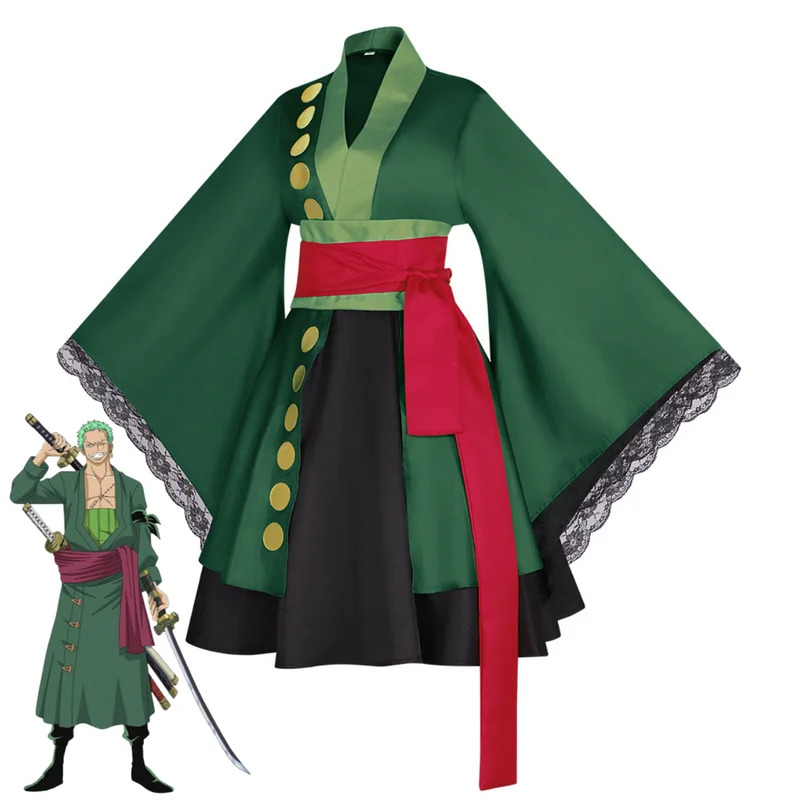 2025 aaa Anime Roronoa Zoro Co – Anime Zoro Cosplay Female recenzja i cena
