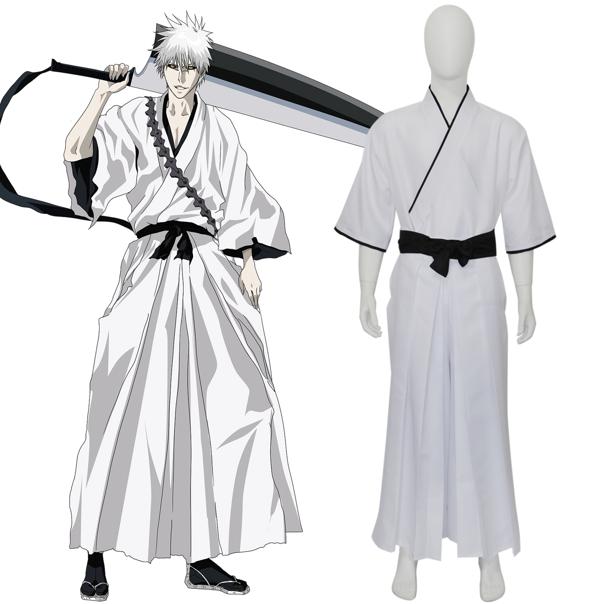 Bleach Zangetsu Hollow Ichigo  – Anime Cosplay Bleach recenzja i cena
