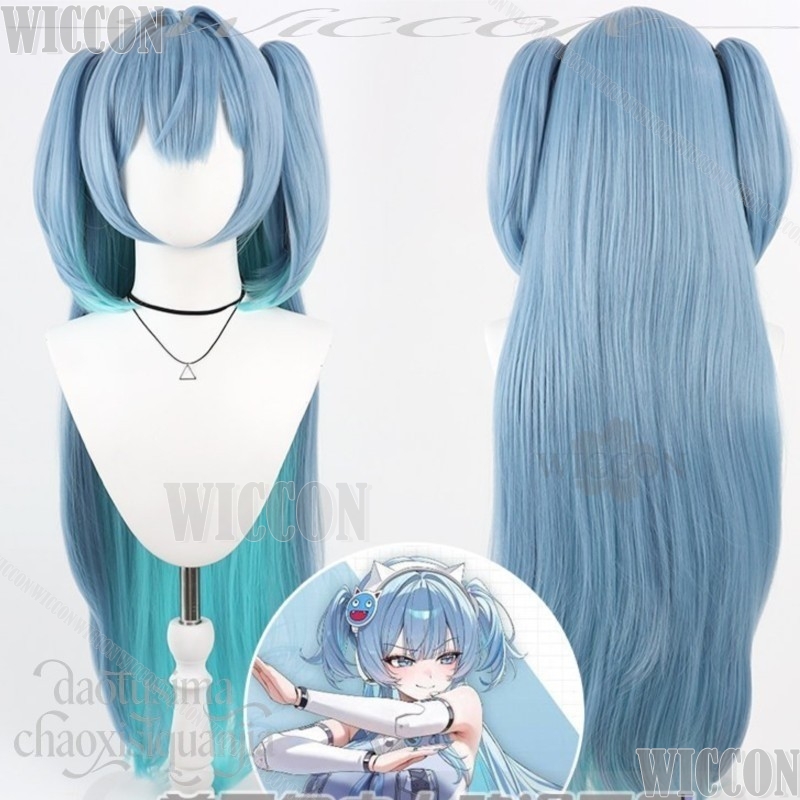 GODDESSS Game VICTORYSS Cospla – Anime Cosplay Blue Hair recenzja i cena