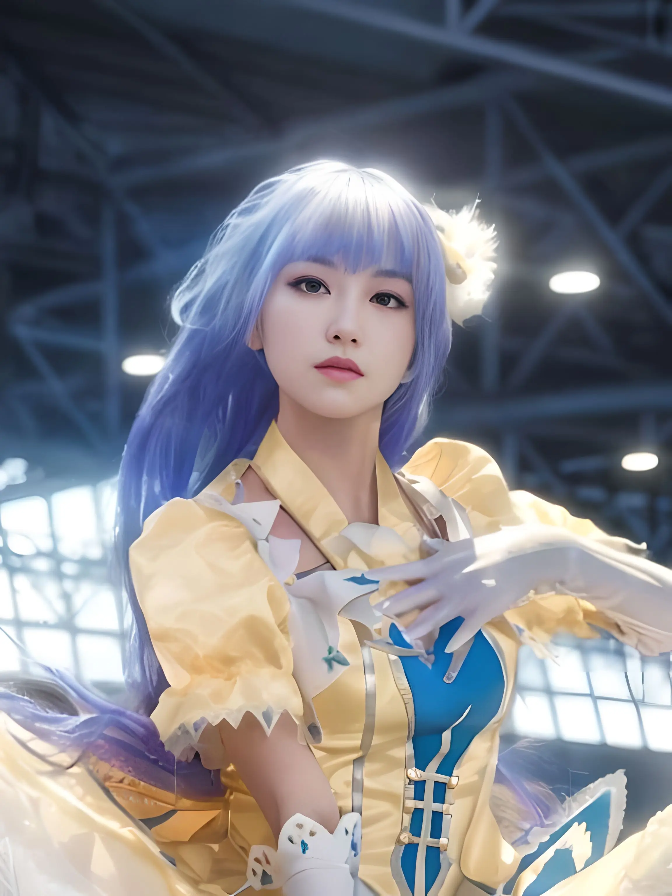 CosplayAnime DATE A LIVE Izayo – Anime Cosplay Blue Hair recenzja i cena
