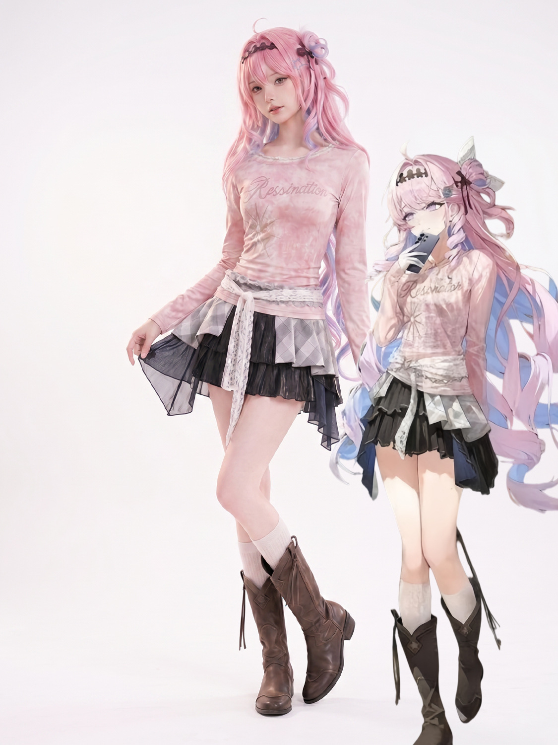 Wuthering Waves Denia New Skin – Anime Cosplay Wig recenzja i cena
