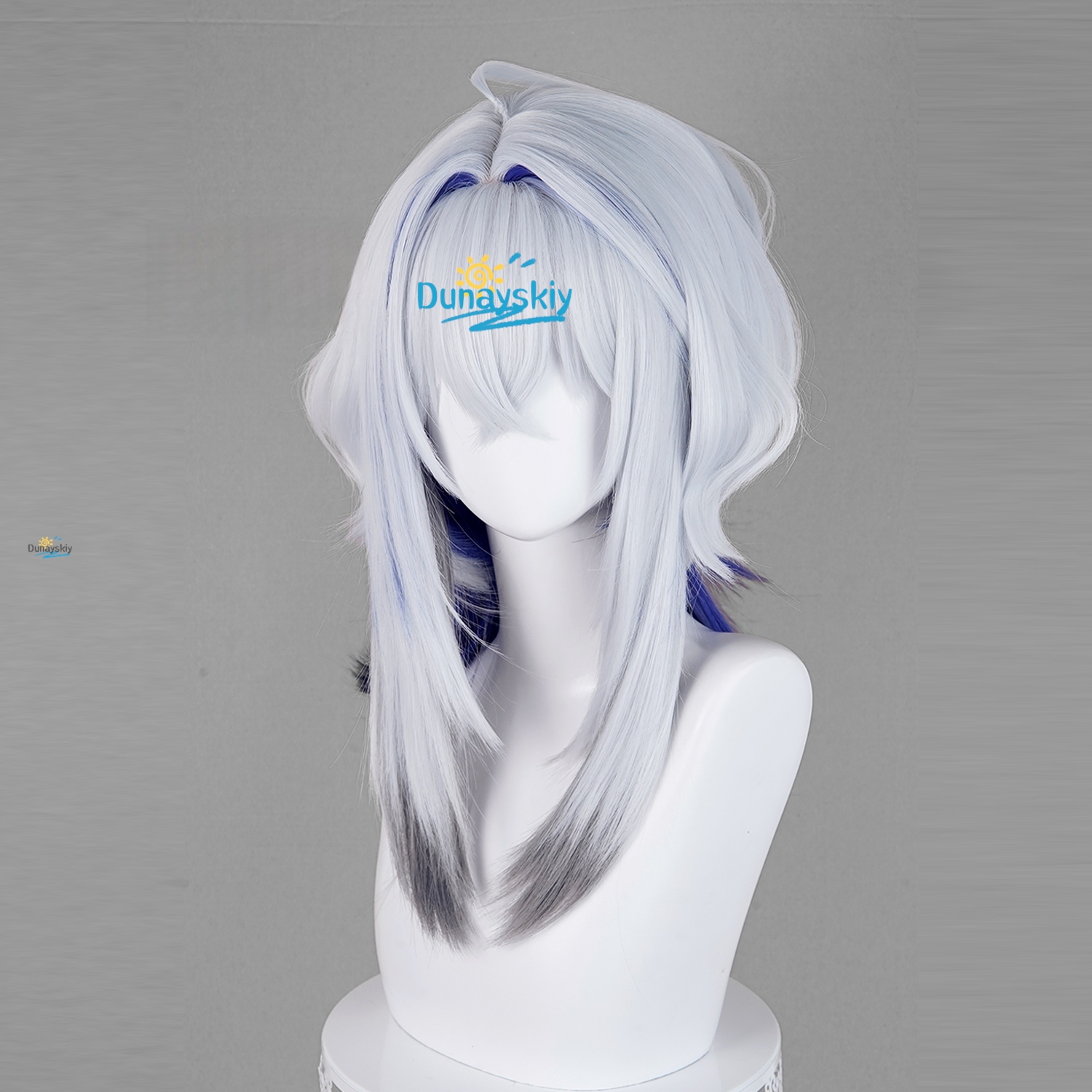 Galbrena Cosplay Wig Gray blue – Anime Cosplay Blue Hair recenzja i cena