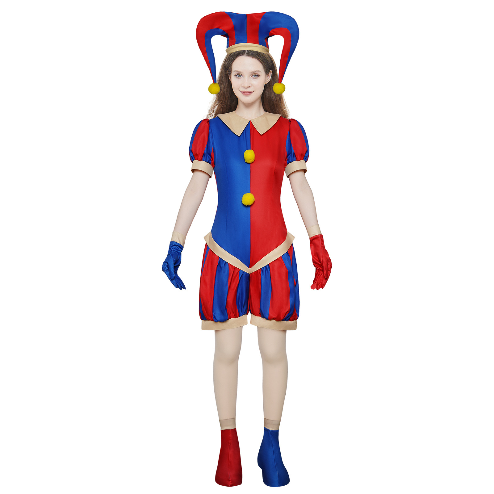 Pomni Cosplay Jumpsuit with Ha – Anime Cosplay Swimsuit recenzja i cena